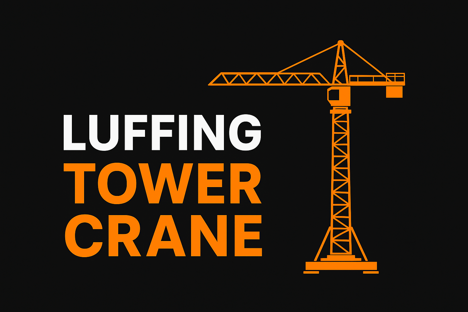 Luffing Tower Crane